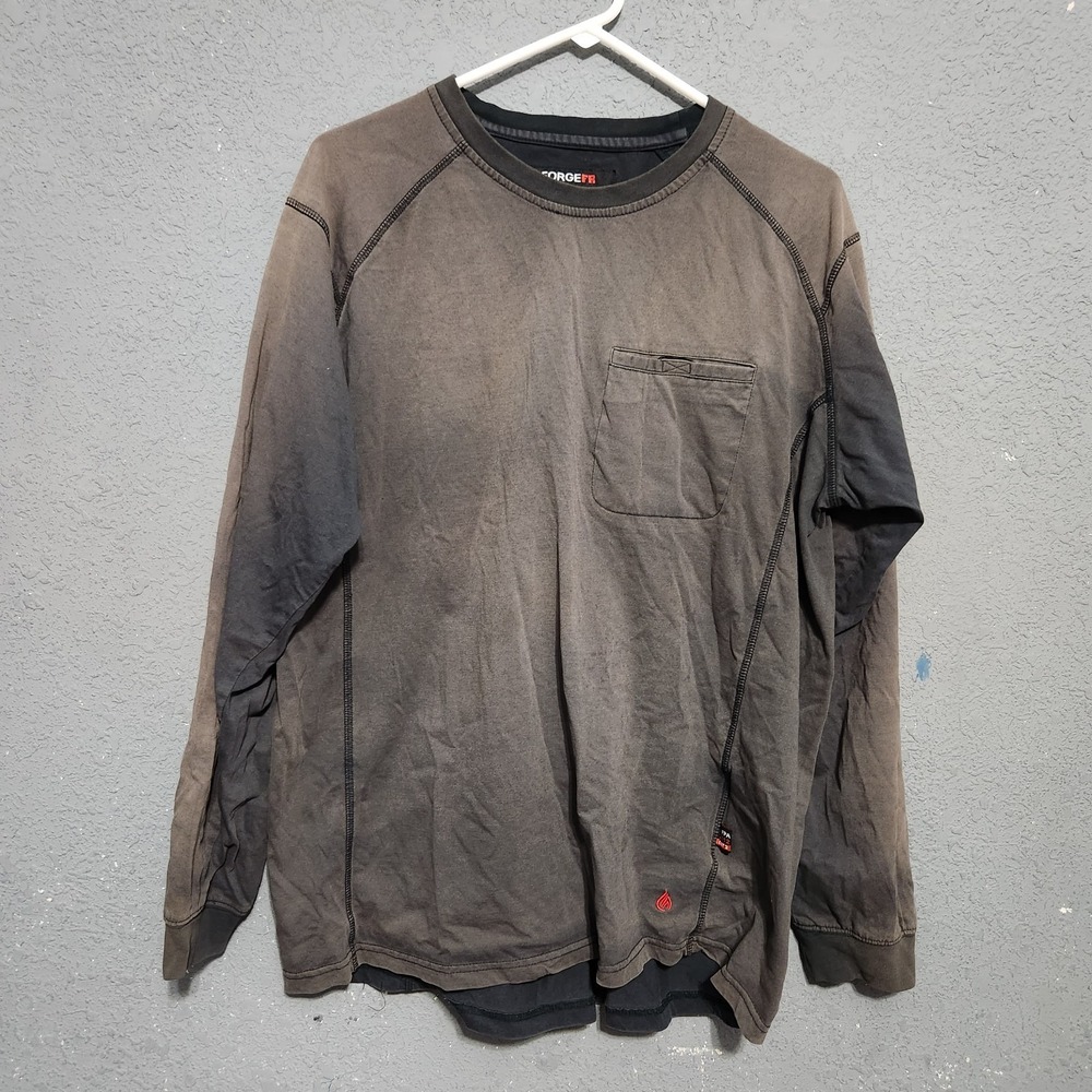 Forge Fr Flame Resistant Men's Pocket Longsleeve Shirt Size Xl
